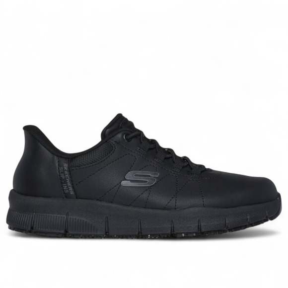 Skechers Work Hands Free Slip In Shoes Womens 8.5 Nampa Cottonbud NEW no Box - Picture 1 of 13